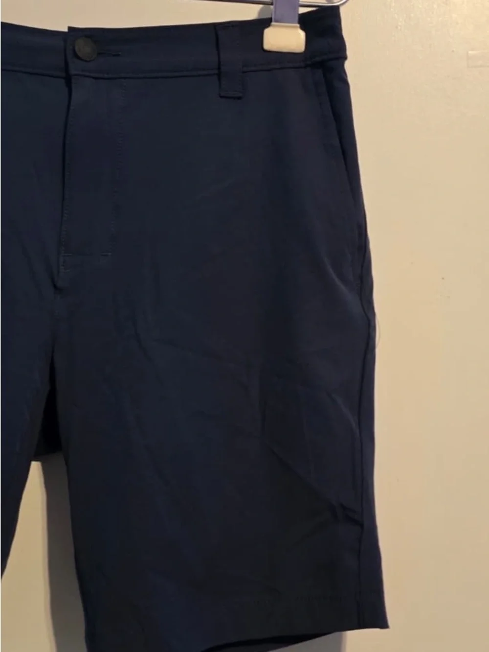 Banana Republic Men's Navy Flat-Front Shorts